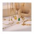 Competitive Price Waterproof Jewelry Stainless Steel 18K Gold Cubic Zircon Minimalist Necklaces & Bracelets For Women