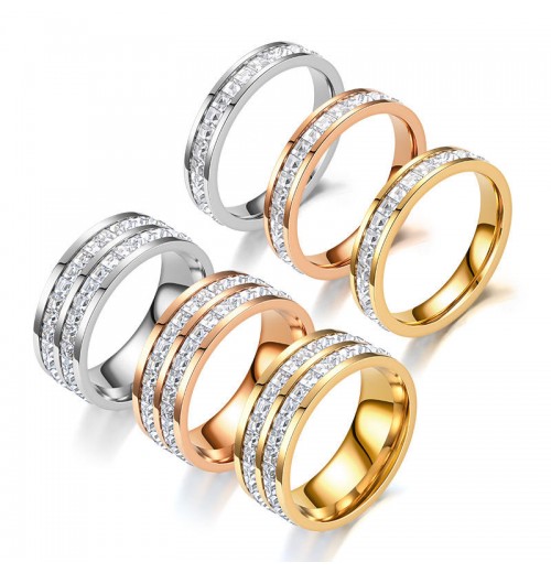 Wholesale Bulk Stainless Steel Jewelry 2024 Factory Luxury Custom Stainless Steel Ring Fashionable Jewelry Rings for Couples Wholesale Bulk Stainless Steel Jewelry 2024 Factory Luxury Custom Stainless Steel Ring Fashionable Jewelry Rings for Couples